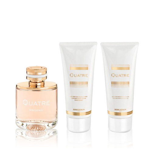 Boucheron Quatre Gift Set (EDP 100 ml+ Body Lotion 100 ml + Bath & Shower Gel 100 ml)