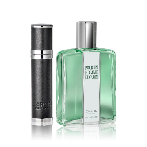 Caron Pour Un Homme (EDT 125 ml + Black Travel Spray 12 ml)